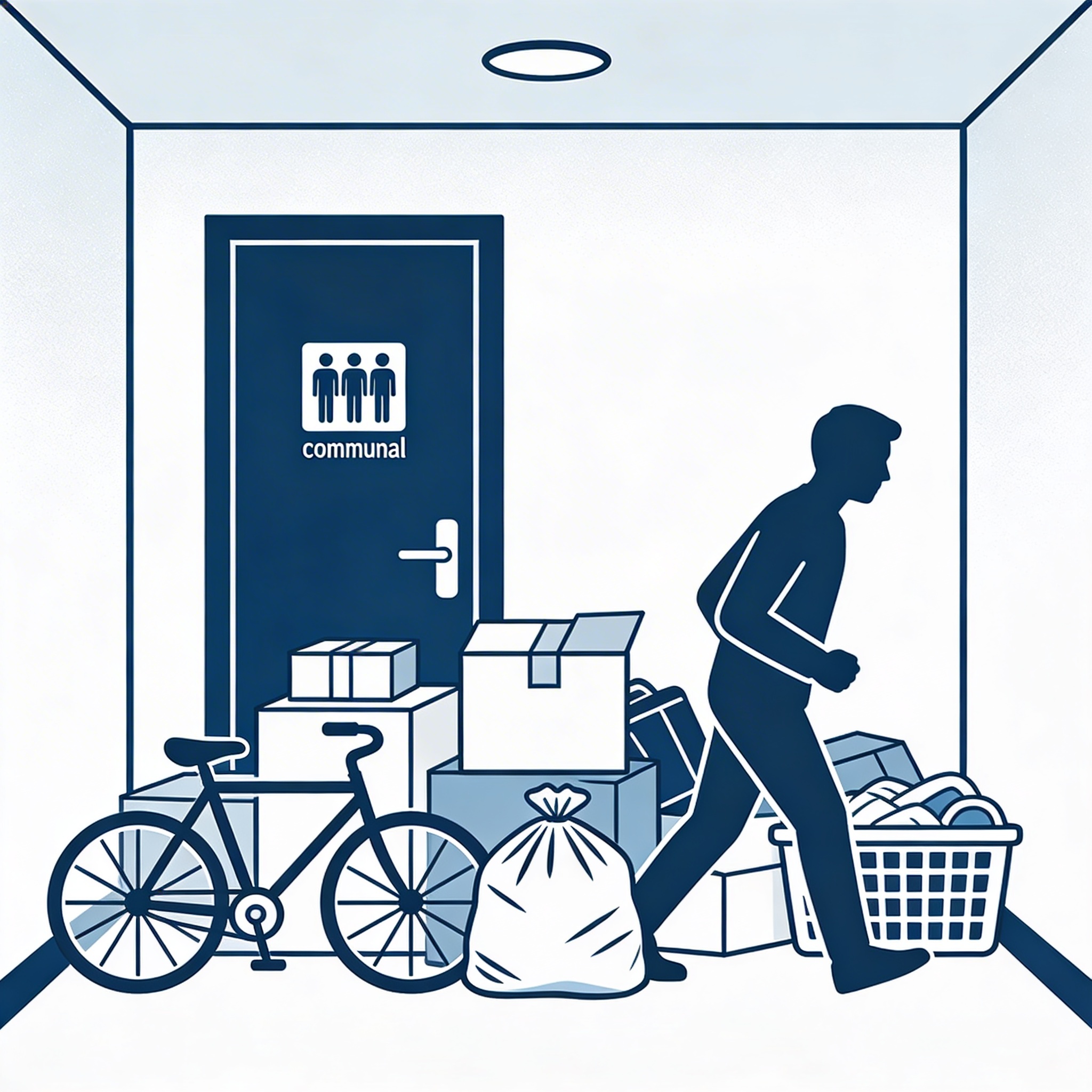 Pictogramme usage des parties communes