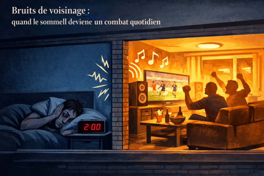 Bruits de voisinage : quand le sommeil devient un combat quotidien
