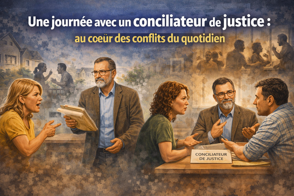 Une journée avec un conciliateur de justice : au cœur des conflits du quotidien