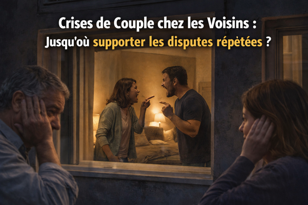 Crises de Couple chez les Voisins : Jusqu’où supporter les disputes répétées ?