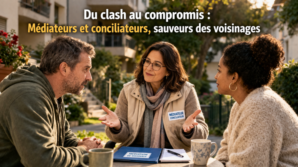 Du clash au compromis : Médiateurs et conciliateurs, sauveurs des voisinages
