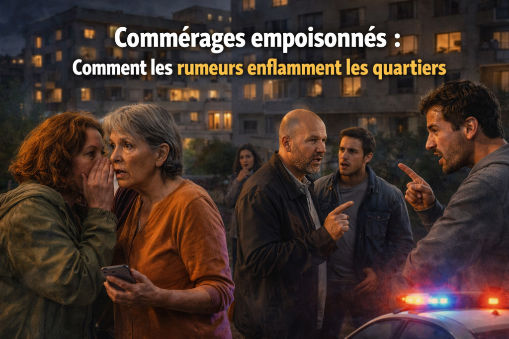Commérages empoisonnés : Comment les rumeurs enflamment les quartiers