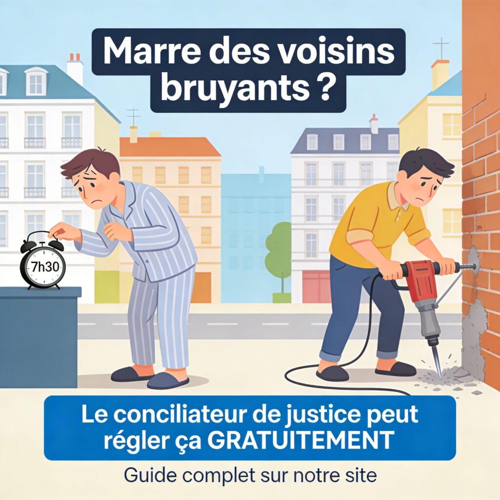 Marre des voisins bruyants ? Conciliateur de justice une solution gratuite : le guide complet