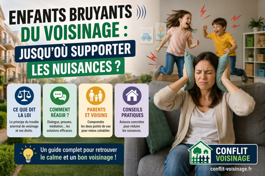 Enfants bruyants du voisinage